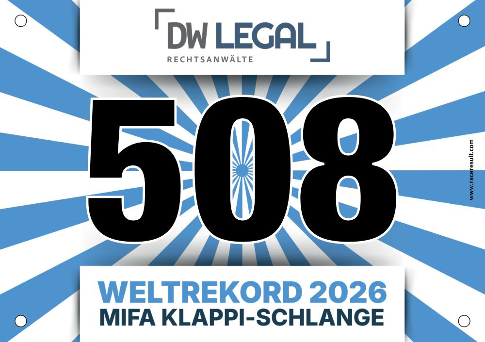 Startnummer 508 Klappischlange